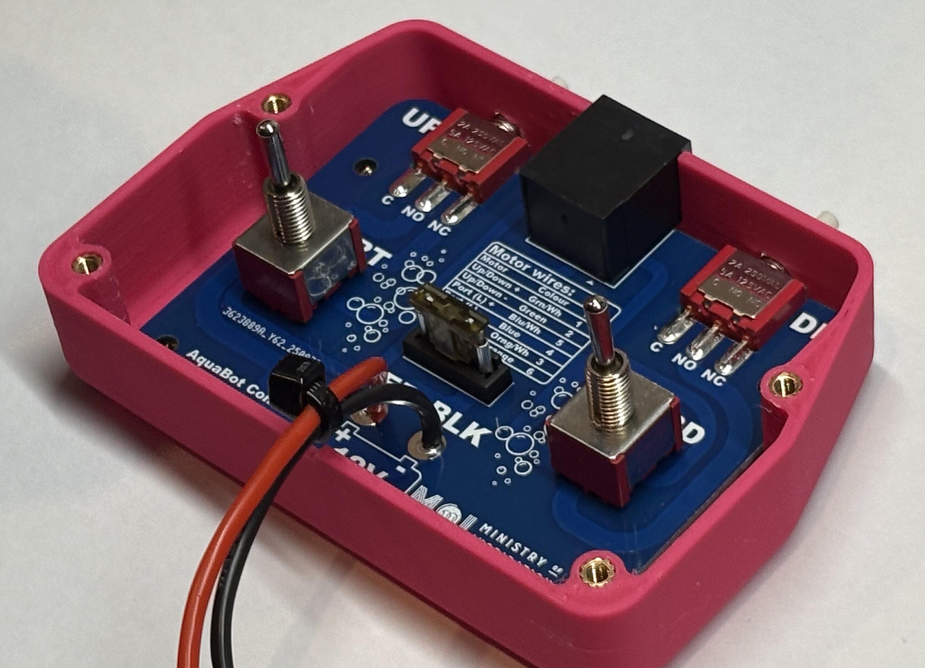 Step 15: Securing PCB in case