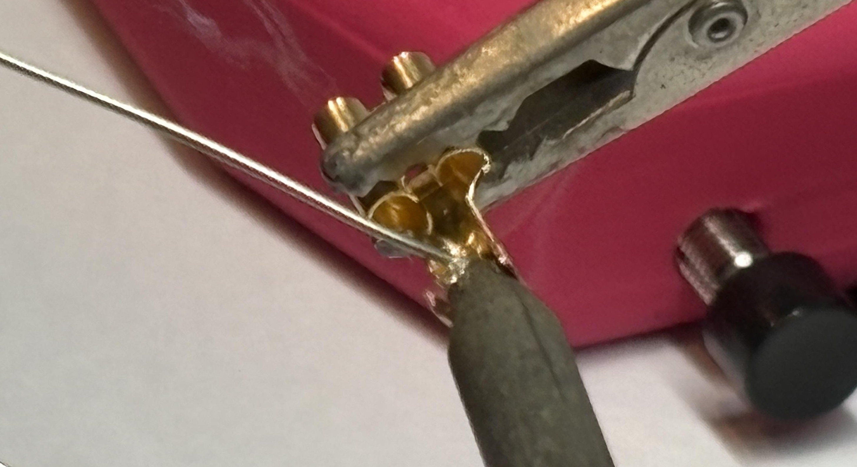 Step 17: Tinning spade connector