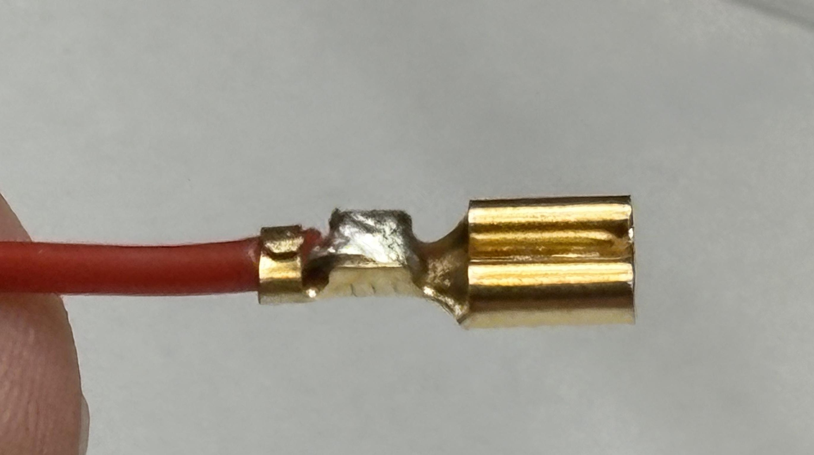 Step 20B: Completed crimp