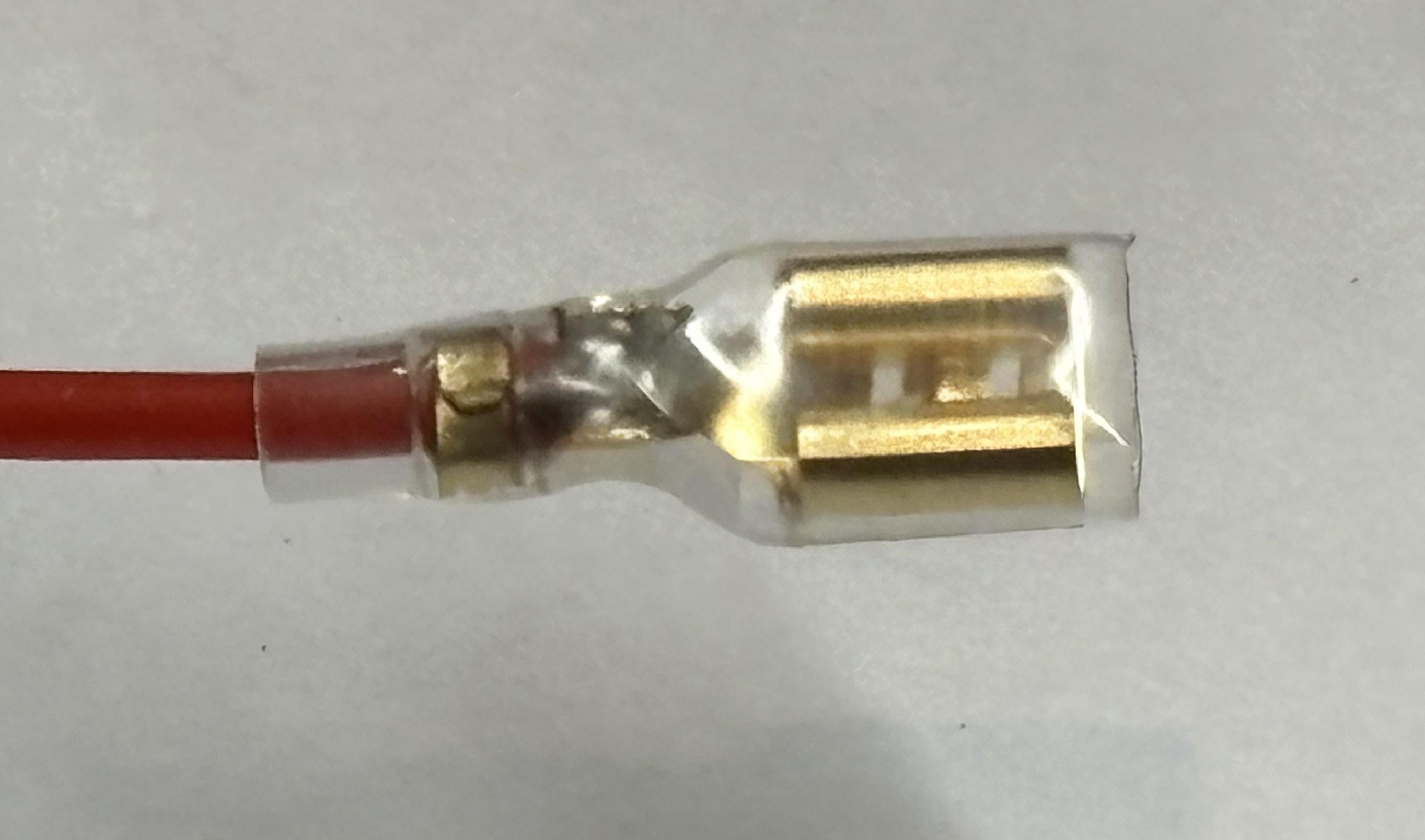 Step 21A: Installing insulated sleeve