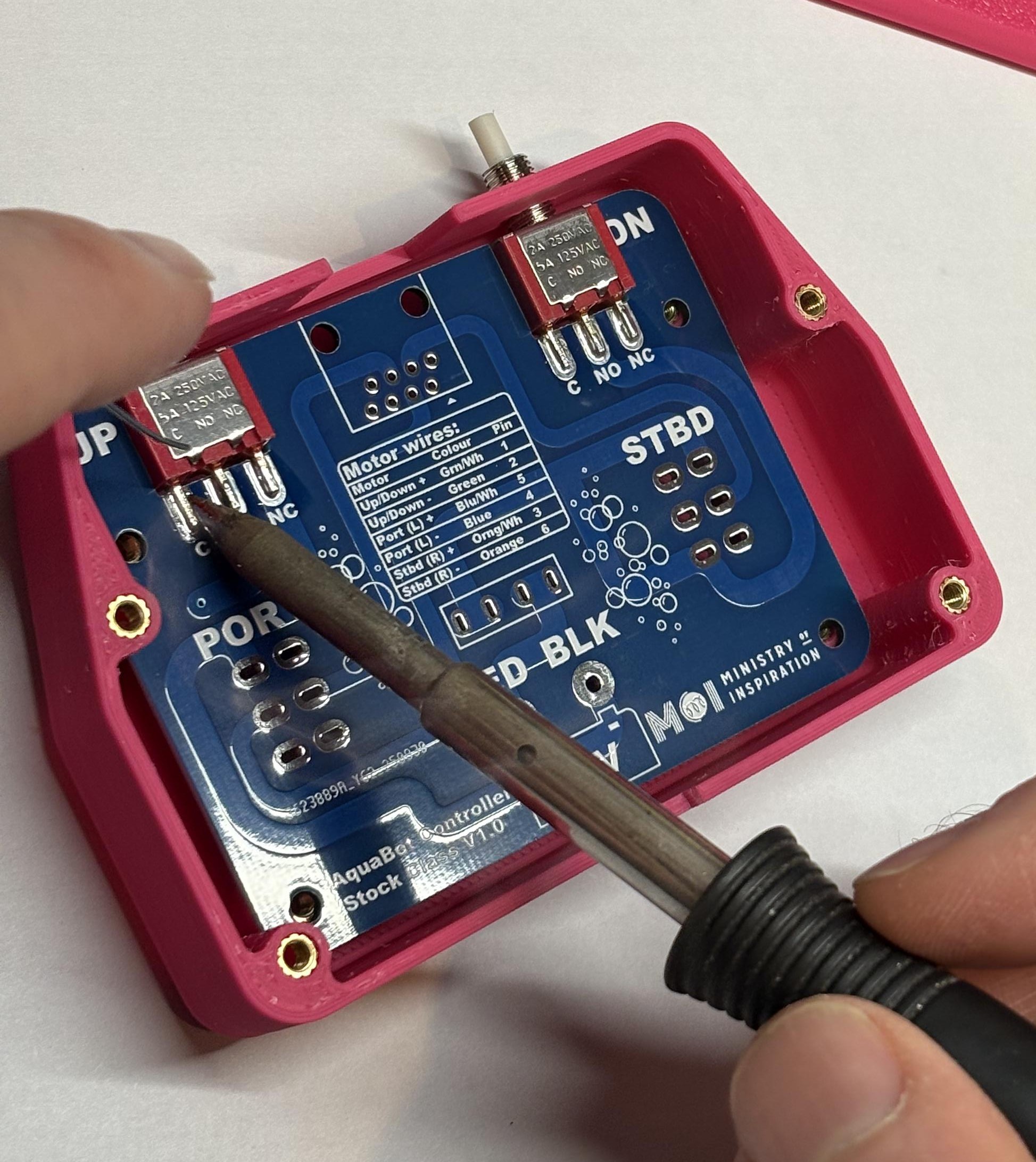 Step 4B: Soldering process