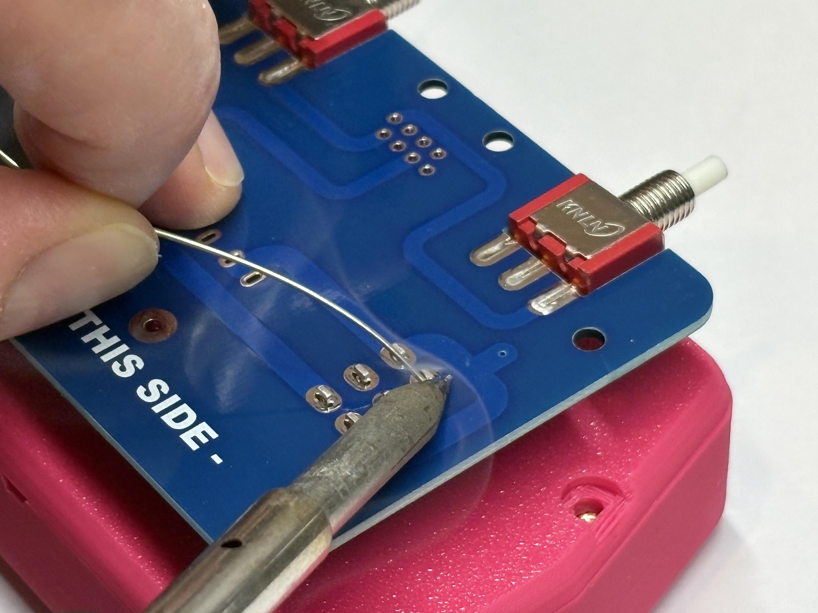 Step 7: Soldering toggle switches