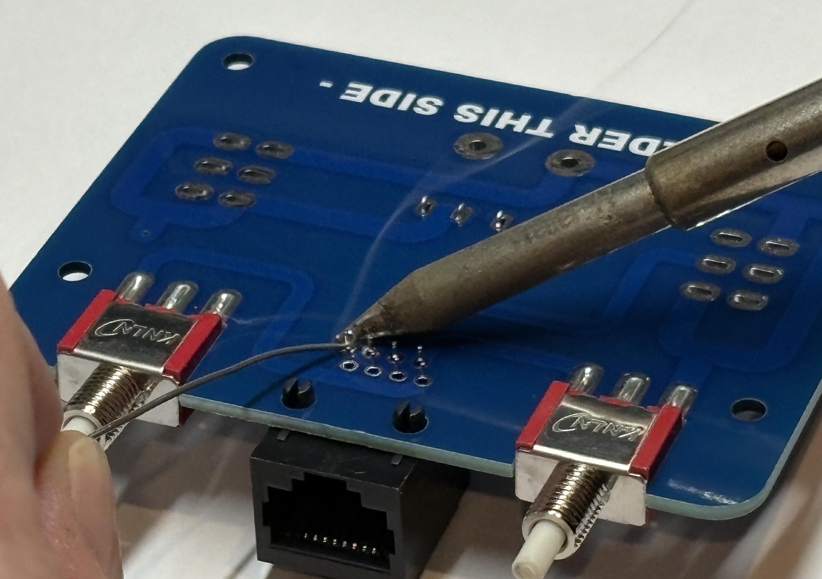 Step 9: Soldering RJ45 and fuse holder