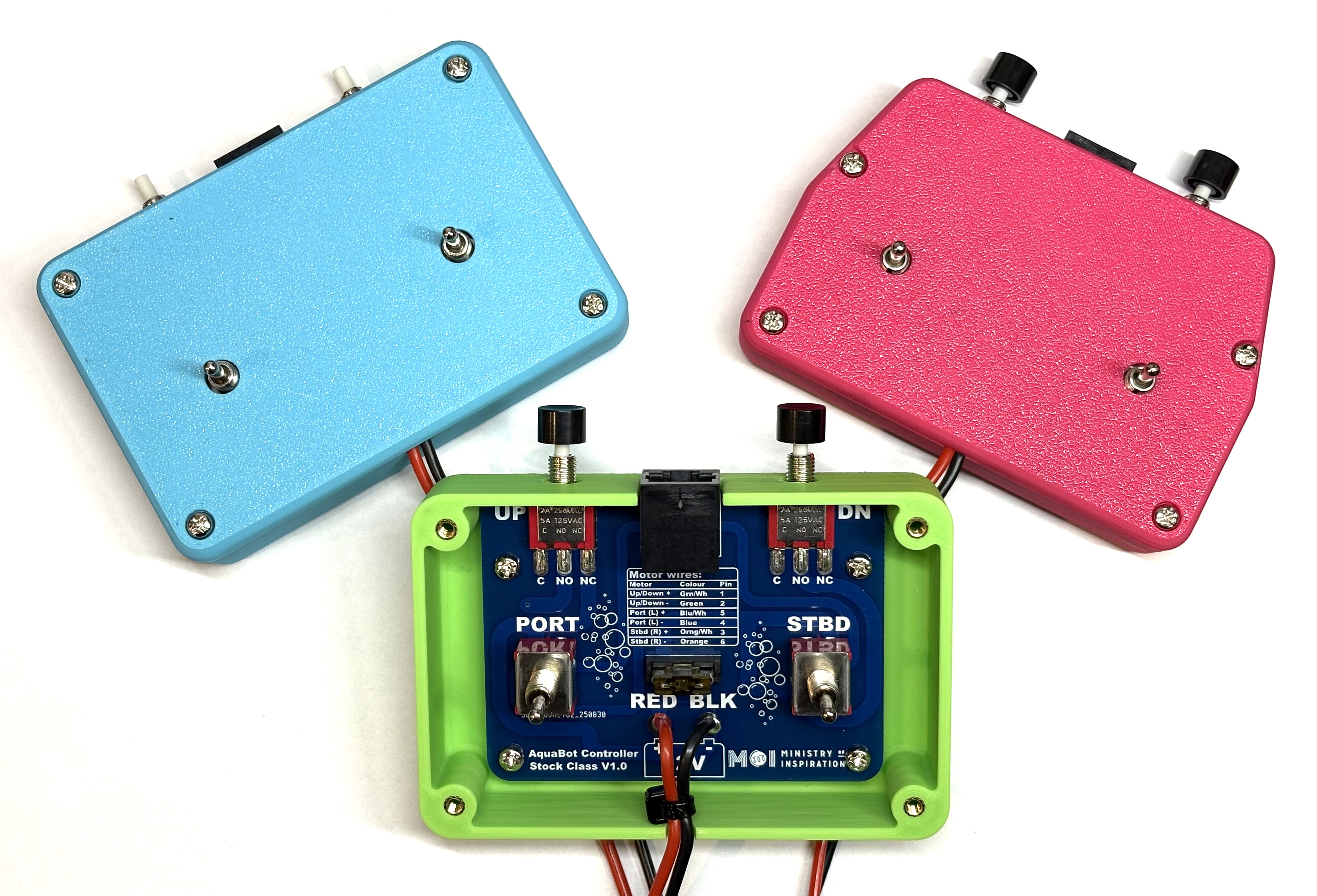 Completed AquaBot Controllers